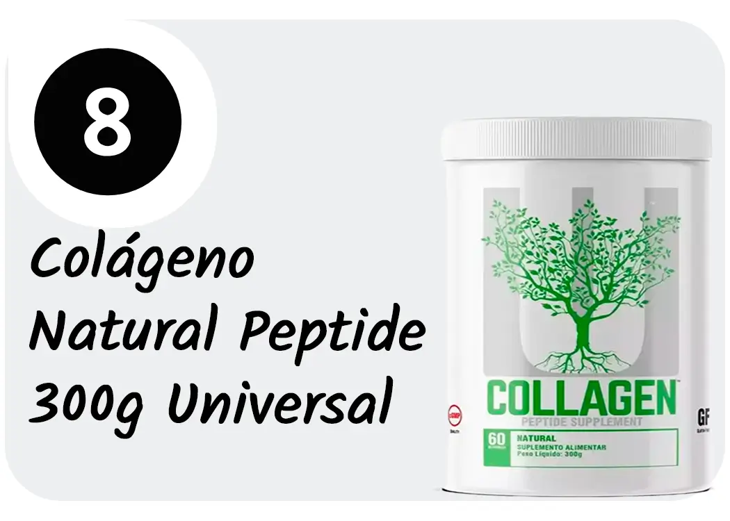 NUMERO 8 Colágeno Natural Peptide 300g – Universal