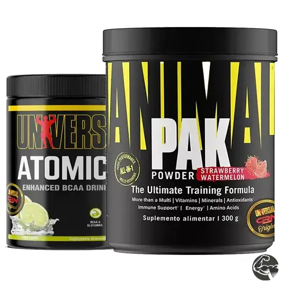 Animal Pak Powder 600g + ATOMIC 7 262g - Universal Nutrition